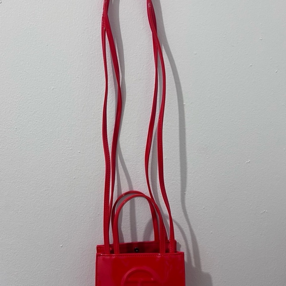 Telfar Red Small Shopping Bag
